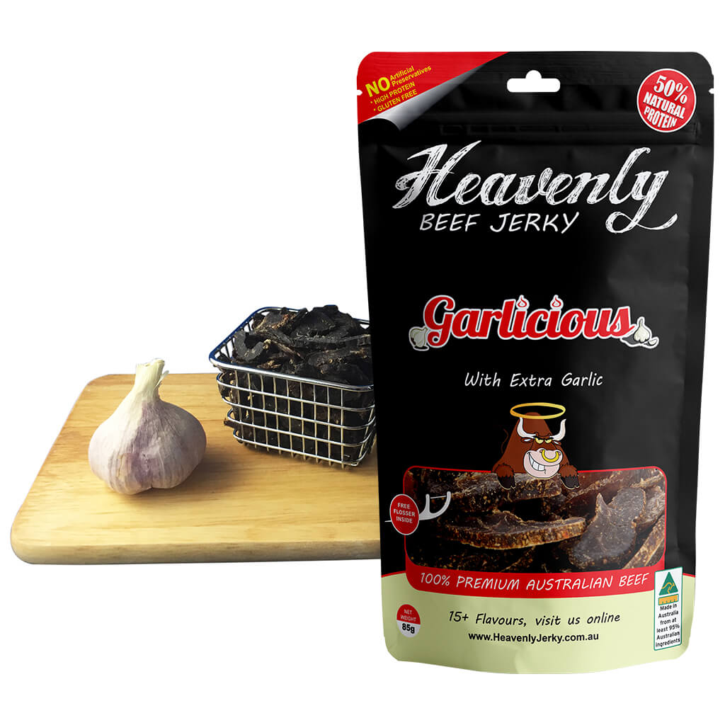 Garlic Beef Jerky Heavenly Beef Jerky