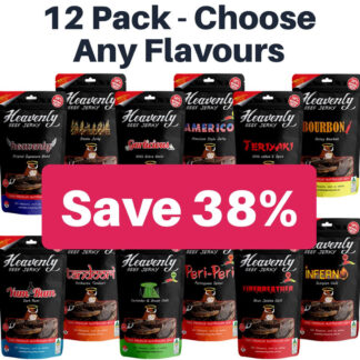 VARIETY PACK - 12 Flavours / Packets over 1kg of Jerky (plus FREE Express Post)